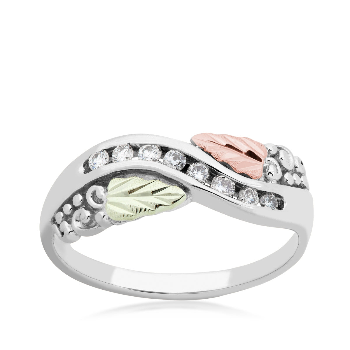 Sterling silver 1/6 ct. tw. diamond ring by Landstrom's Black Hills Gold