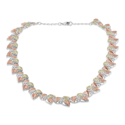 Sterling silver chainsaw necklace by Landstrom's Black Hills Gold