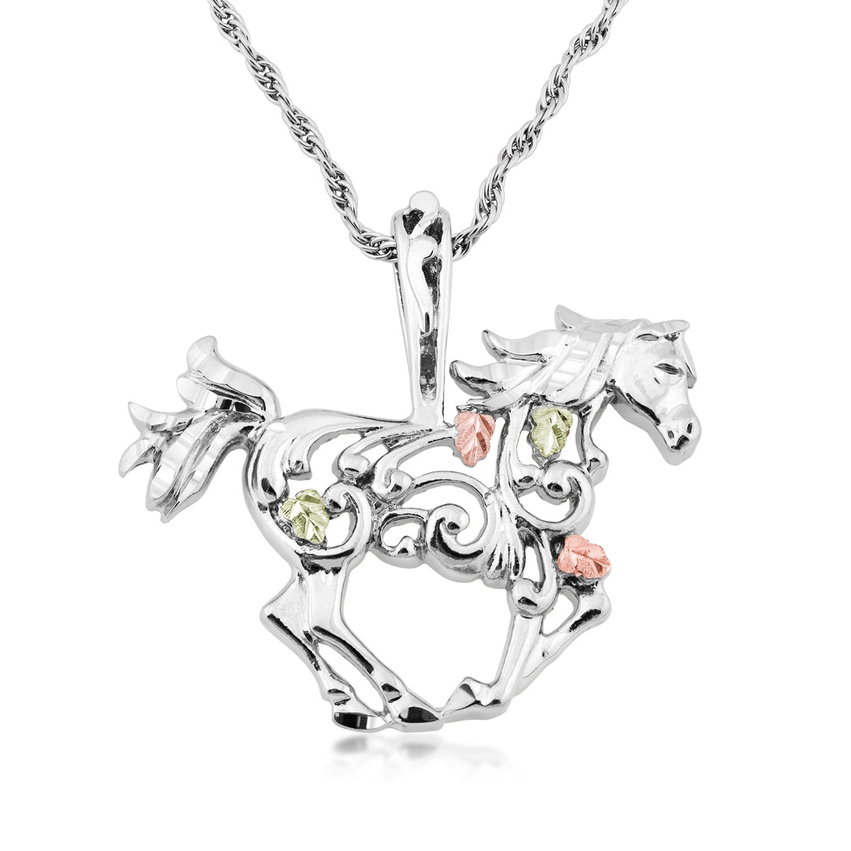 Sterling silver horse pendant by Landstrom's Black Hills Gold