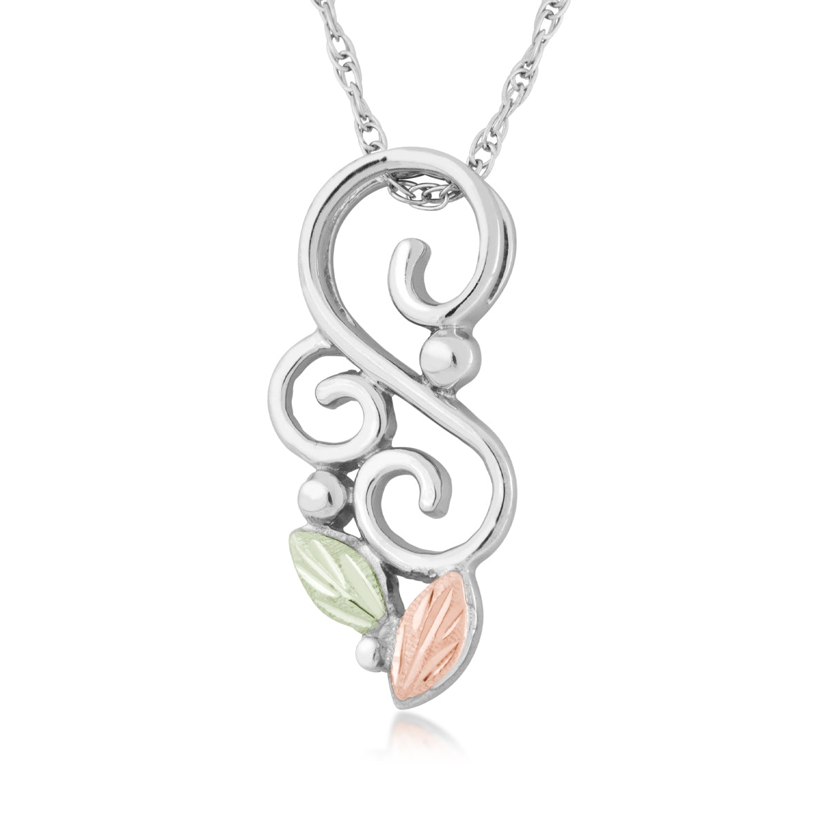 Sterling silver freeform pendant by Landstrom's Black Hills Gold