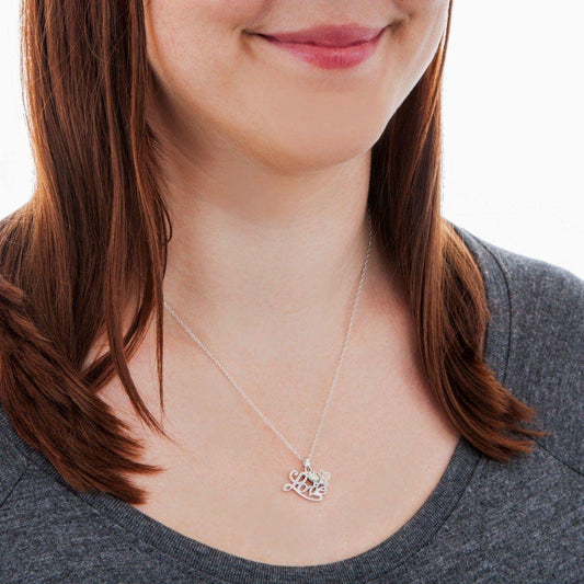 Sterling silver love leaf winged butterfly pendant by Mt. Rushmore Black Hills Gold