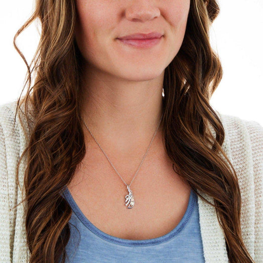 Sterling silver cubic zirconia knot pendant by Mt. Rushmore Black Hills Gold