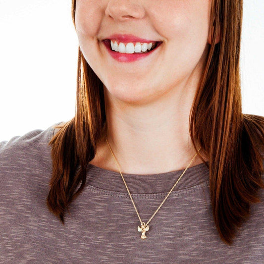 10K yellow gold leaf winged angel pendant by Mt. Rushmore Black Hills Gold