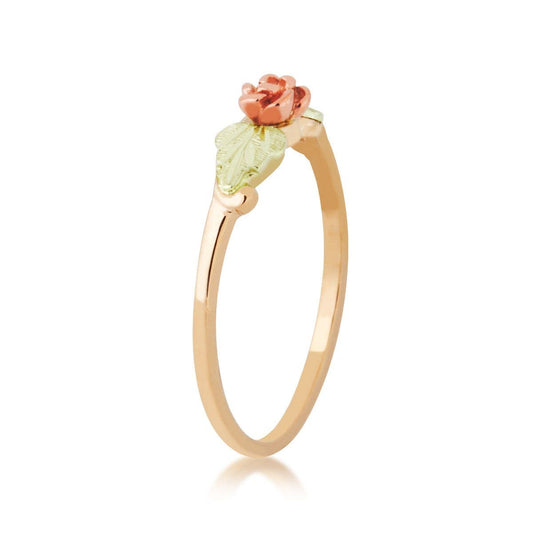 10K yellow gold small rose ring by Mt. Rushmore Black Hills Gold
