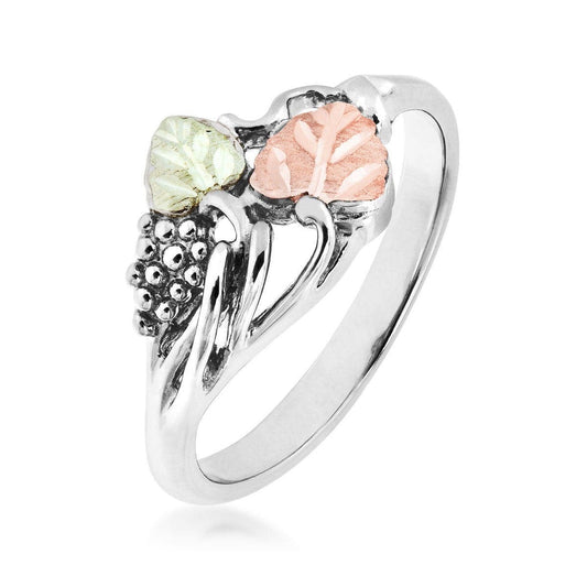 Sterling silver grapevine and leaf ring by Mt. Rushmore Black Hills Gold