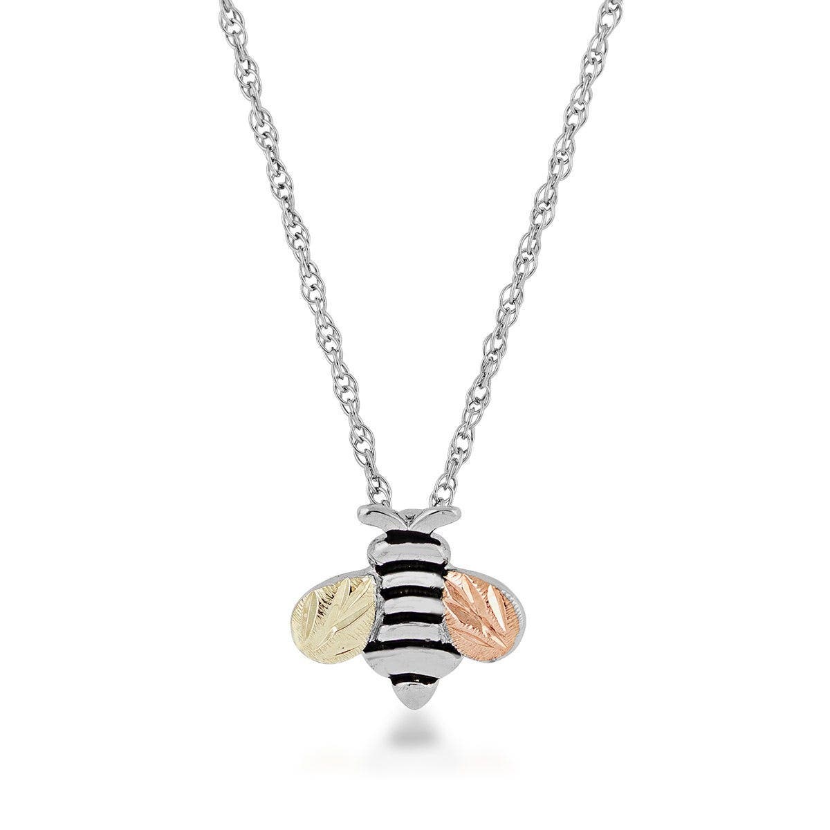 Sterling silver bee pendant by Mt. Rushmore Black Hills Gold