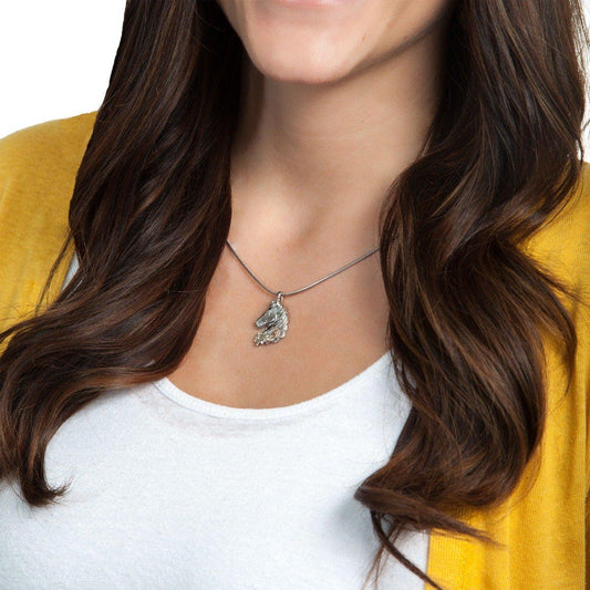 Sterling silver horse head pendant by Mt. Rushmore Black Hills Gold