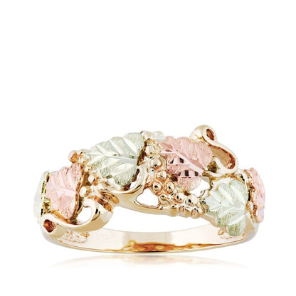 10K yellow gold grape cluster and leaf ring by Mt. Rushmore Black Hills Gold
