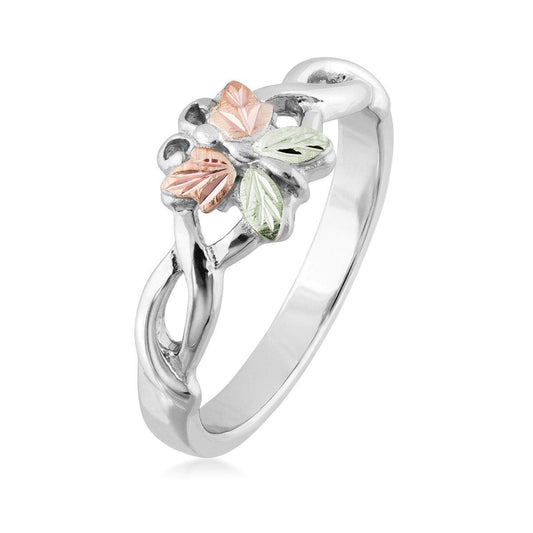 Sterling silver butterfly twist ring by Mt. Rushmore Black Hills Gold