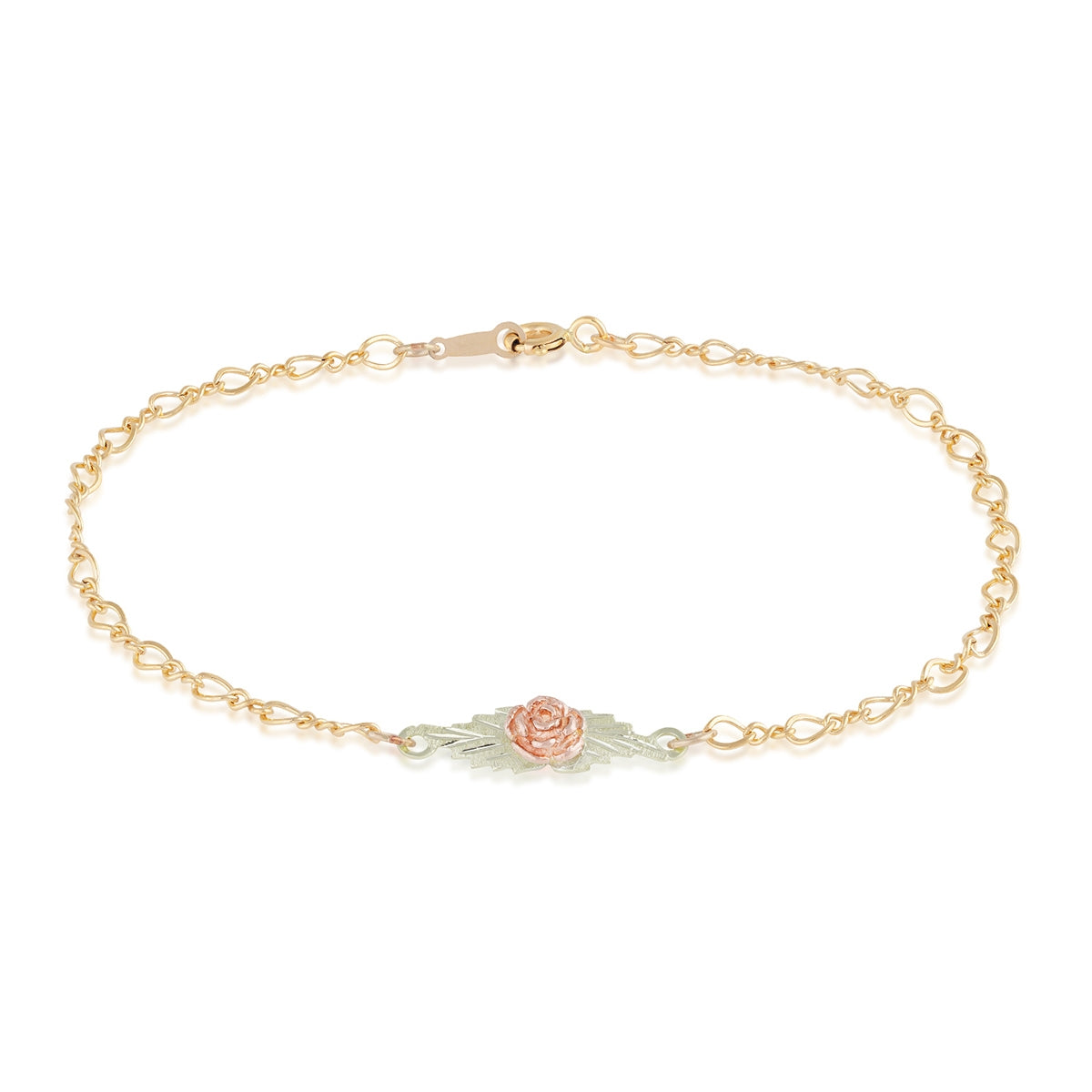 10K yellow gold rose bracelet by Mt. Rushmore Black Hills Gold