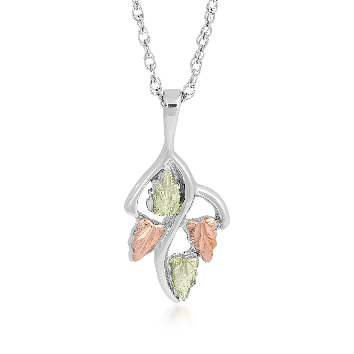 Sterling silver four leaf pendant by Landstrom's Black Hills Gold