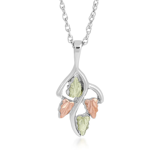 Sterling silver four leaf pendant by Landstrom's Black Hills Gold