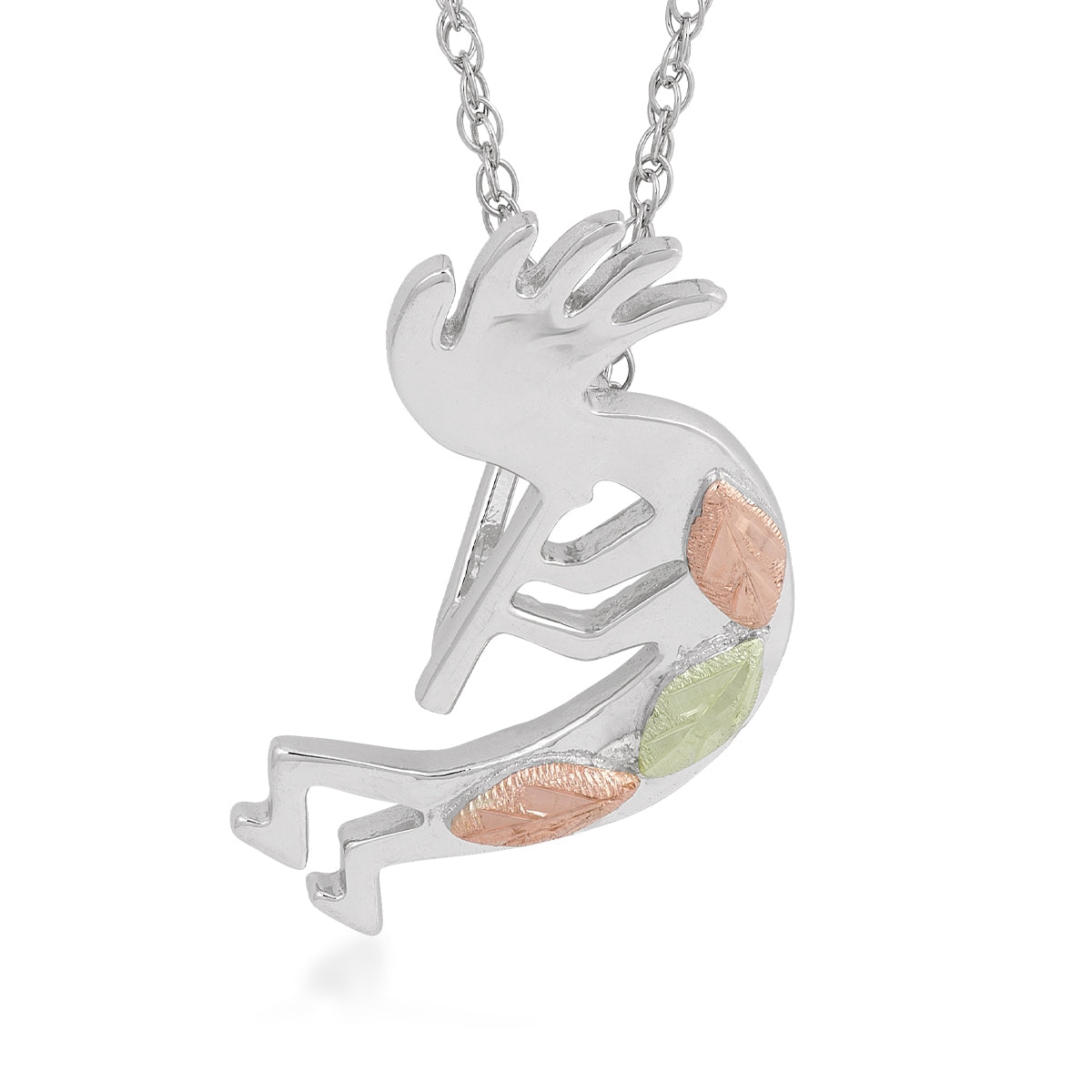 Sterling silver kokopelli pendant by Landstrom's Black Hills Gold