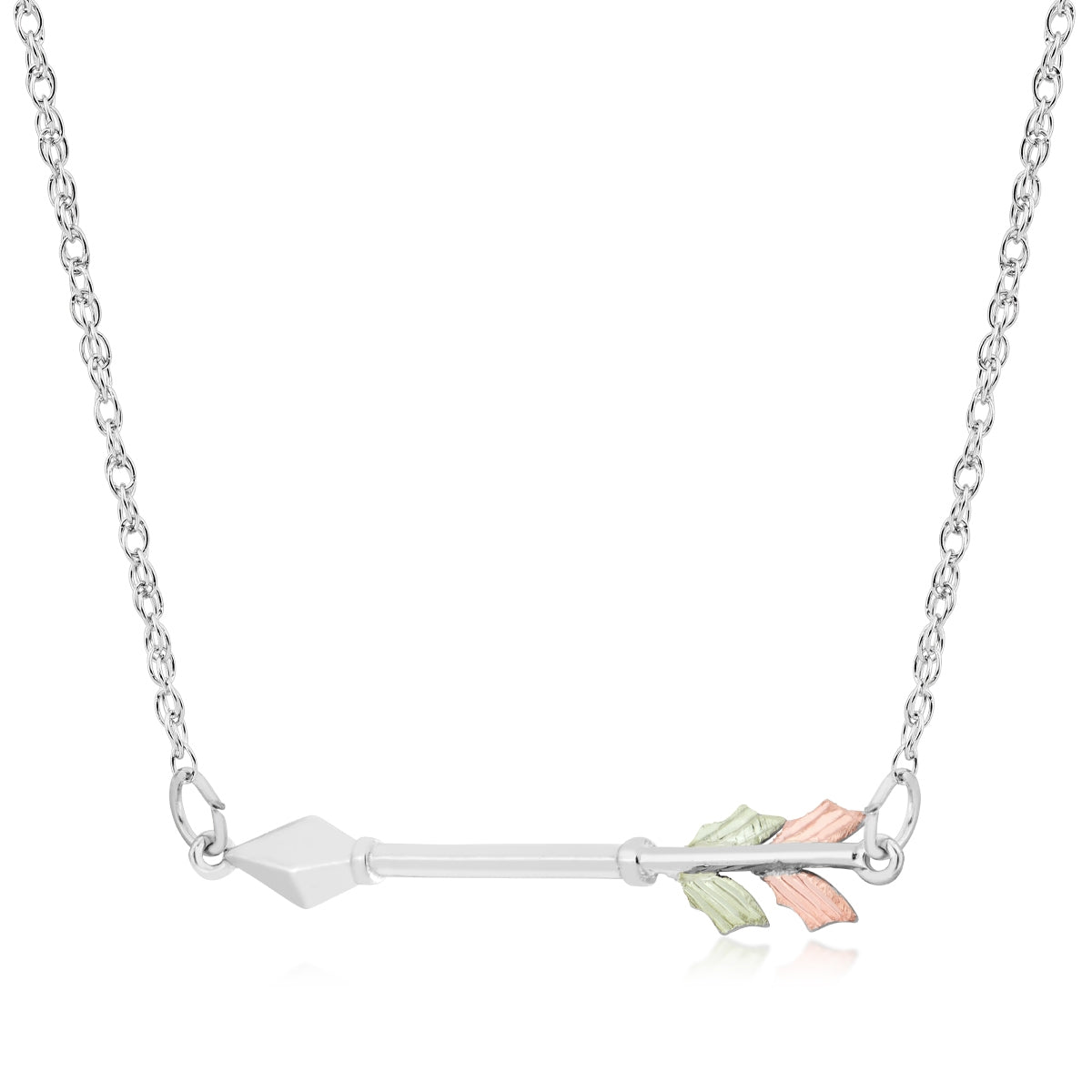 Sterling silver arrow necklace by Landstrom's Black Hills Gold