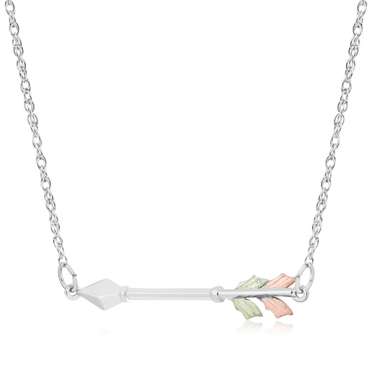 Sterling silver arrow necklace by Landstrom's Black Hills Gold