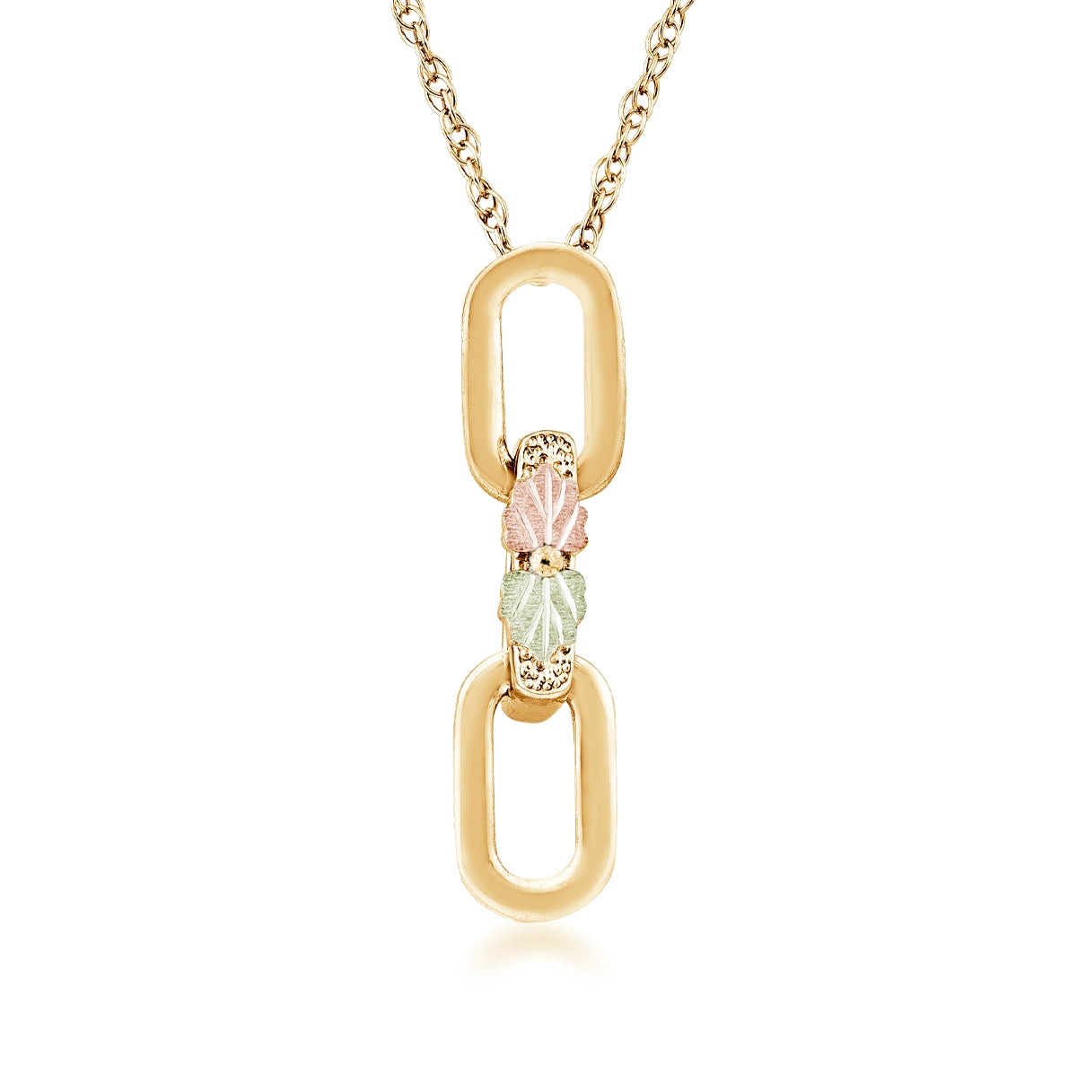 10K yellow gold dangle link pendant by Landstrom's Black Hills Gold