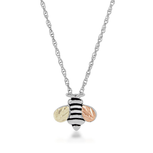 Sterling silver bee pendant by Landstrom's Black Hills Gold