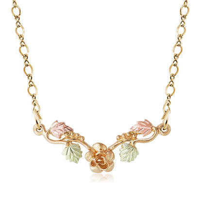10K yellow gold rose vine necklace by Mt. Rushmore Black Hills Gold