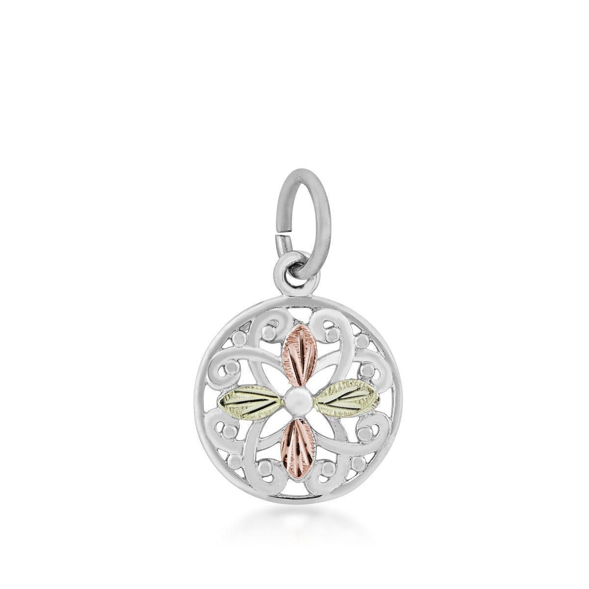Sterling silver four leaf charm by Mt. Rushmore Black Hills Gold