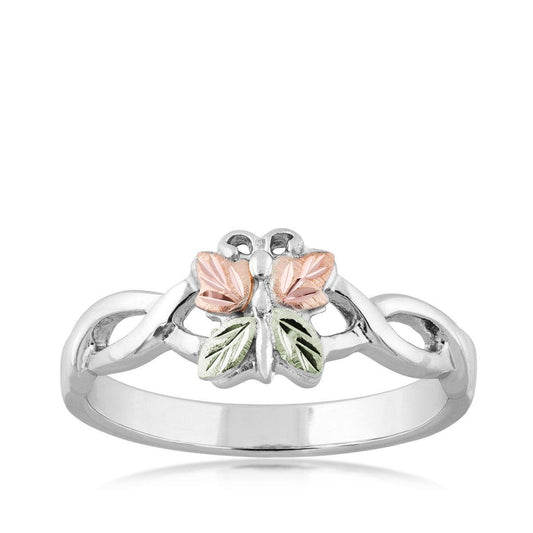 Sterling silver butterfly twist ring by Mt. Rushmore Black Hills Gold