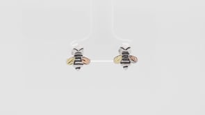Sterling silver bee earrings by Landstrom's Black Hills Gold, product video