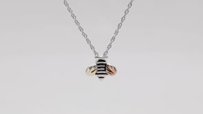 Sterling silver bee pendant by Landstrom's Black Hills Gold, product video